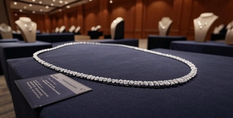 World’s Longest Diamond Necklace 2025