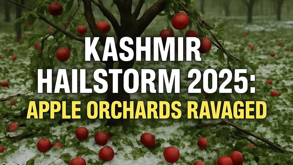 Kashmir Hailstorm 2025